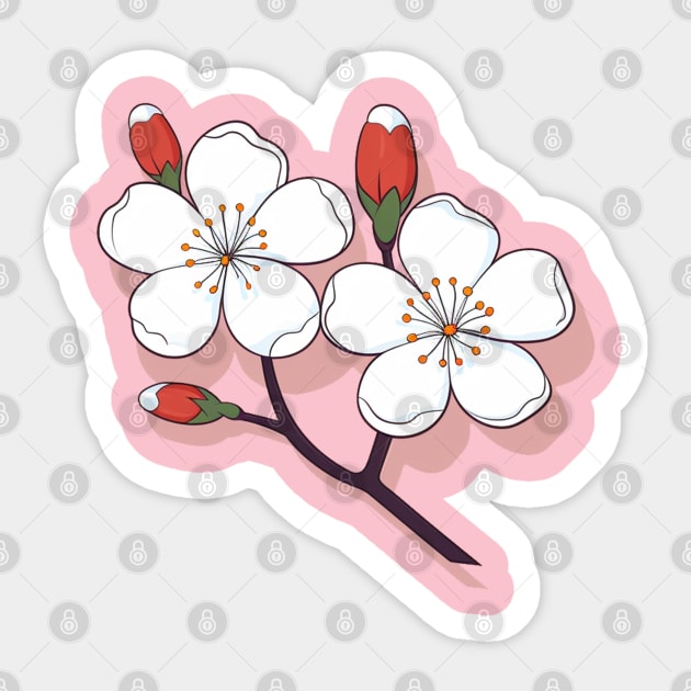 blossoms Sticker by Flowerandteenager